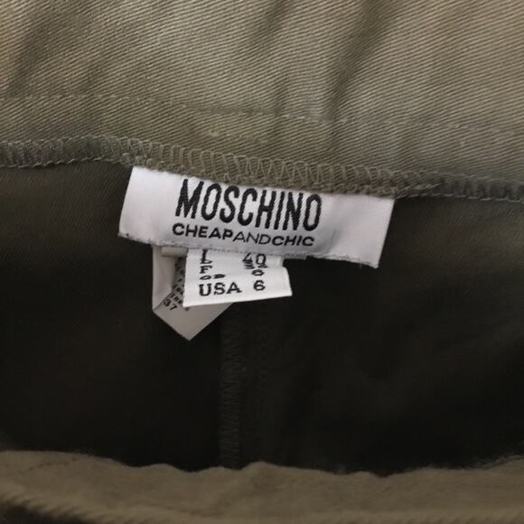 Moschino Cheap and Chic Olive Khaki Pants - Picture 3 of 13